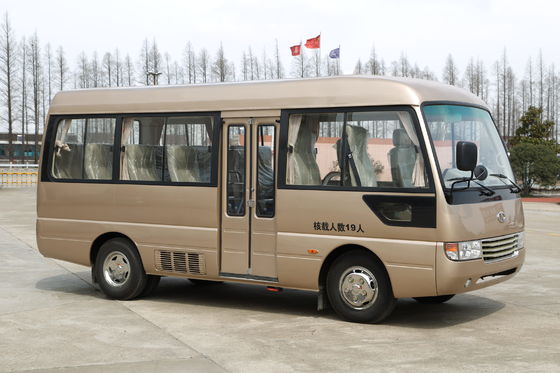 Porcellana Veicolo turistico 6m del sottobicchiere del bus di Rosa di stile di Toyota mini con il motore di Yuchai fornitore