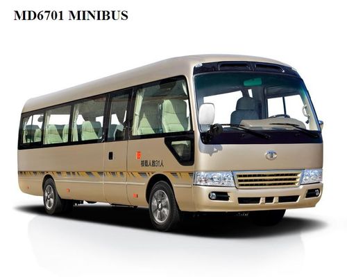 Porcellana Mini 19 Seater bus elettrico di RHD, tipo piccolo bus di Mitsubishi Rosa del passeggero fornitore