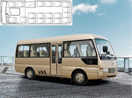 Porcellana Freno aerodinamico diesel del motore delle azione di Van di passeggero del lusso 25 del bus dell'euro 3 di Mudan mini fornitore